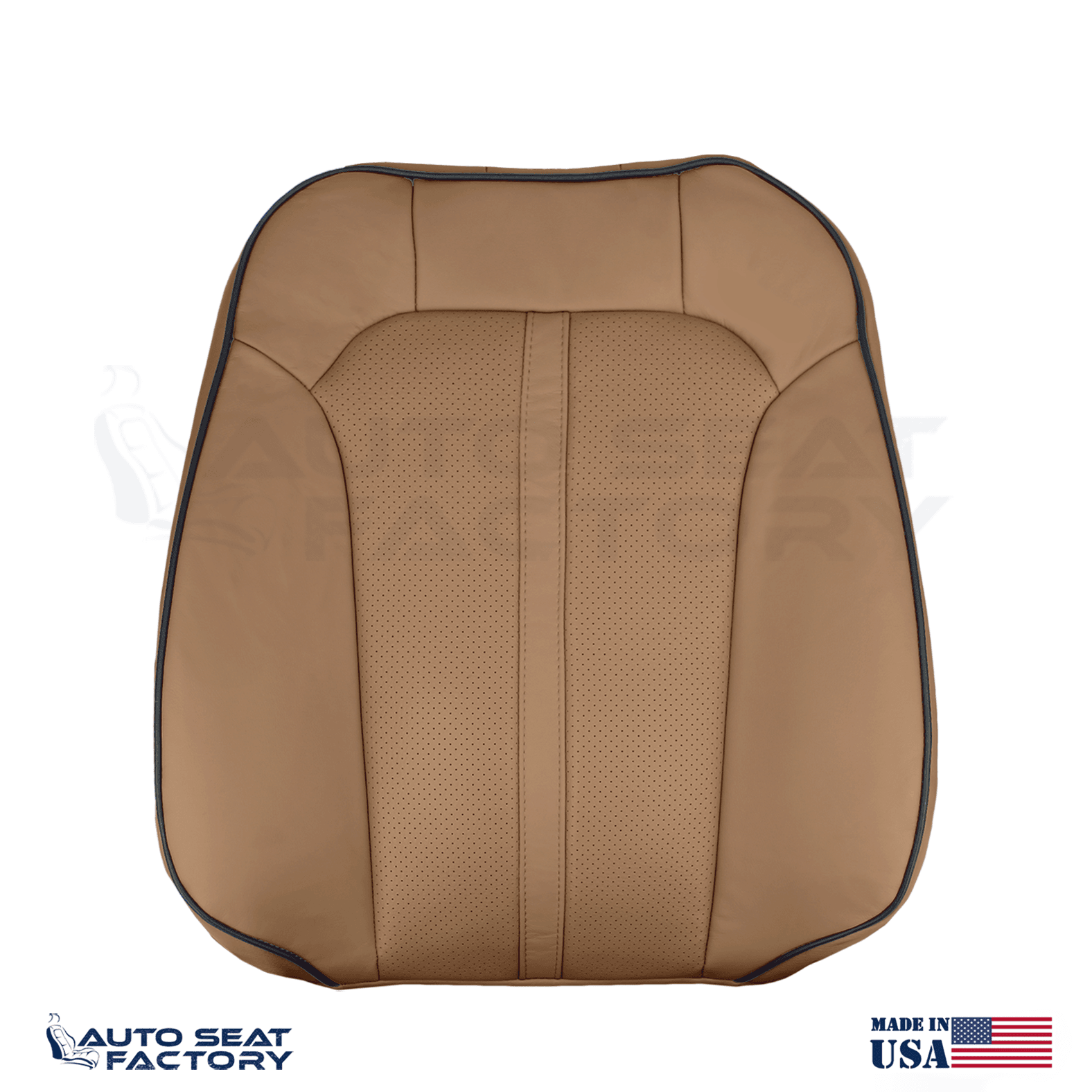 Replacement Fits 2011 - 2015 Lincoln MKX Driver Side Top Perforated Seat Cover