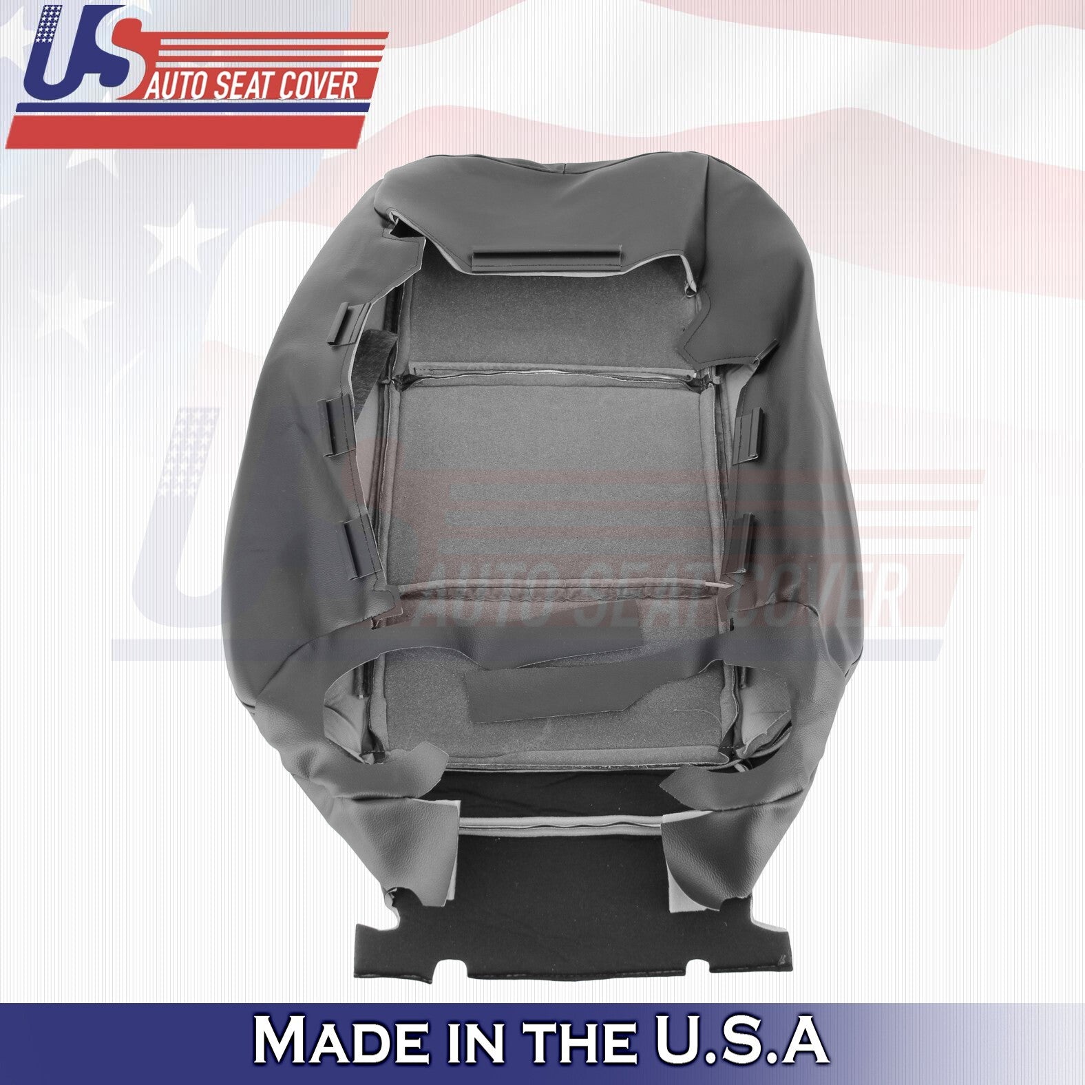 2013 to 2018 For Lexus ES350 Driver & Passenger Set Perf. Leather Cover Black