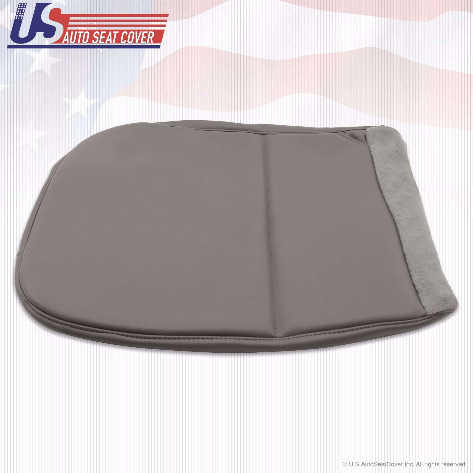 2010 Ford F250 F350 F450 F550 XL Driver & Passenger Bottom Vinyl Seat Cover Gray