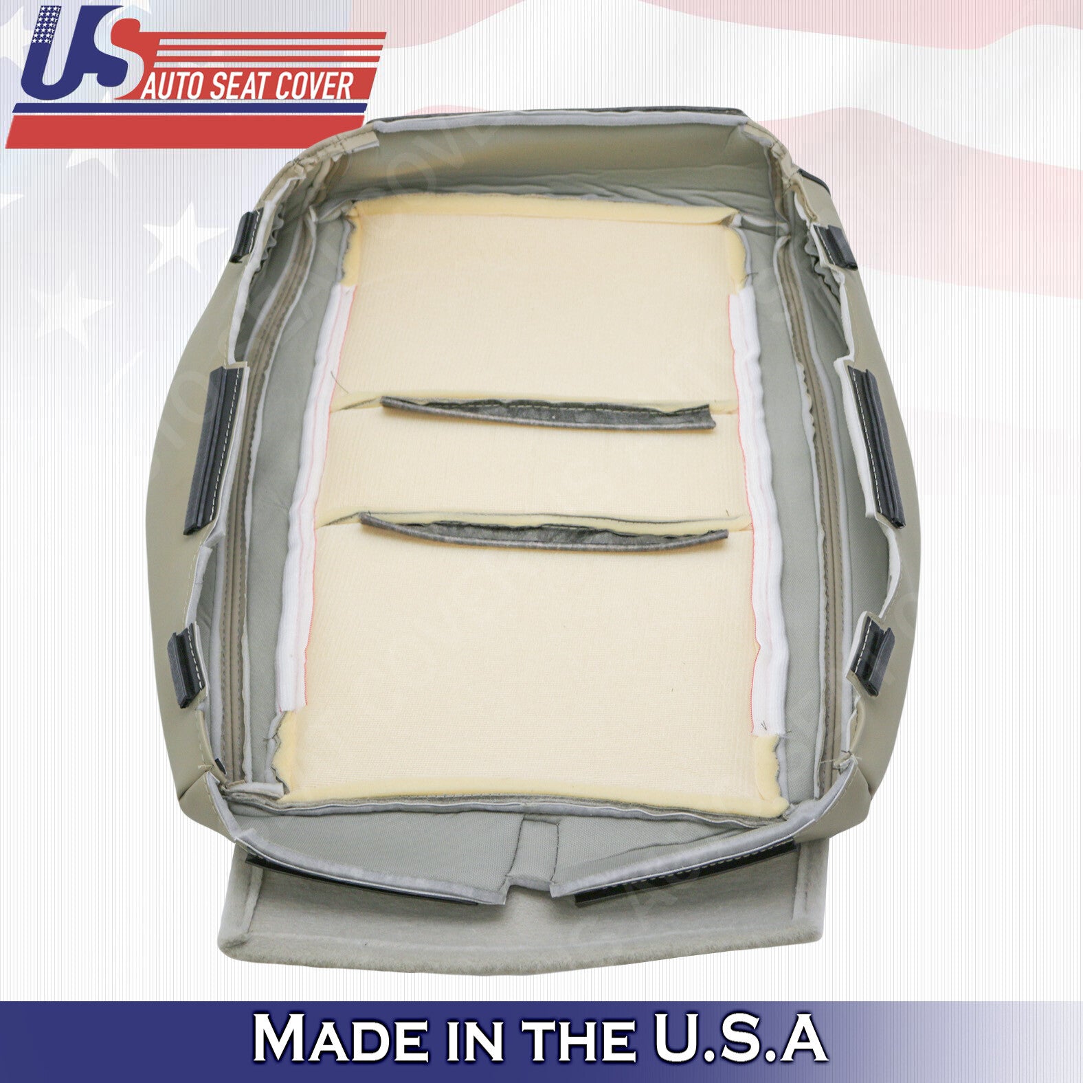 2011 to 2020 DRIVER Bottom Leather Cover in Tan For Jeep Grand Cherokee Overland