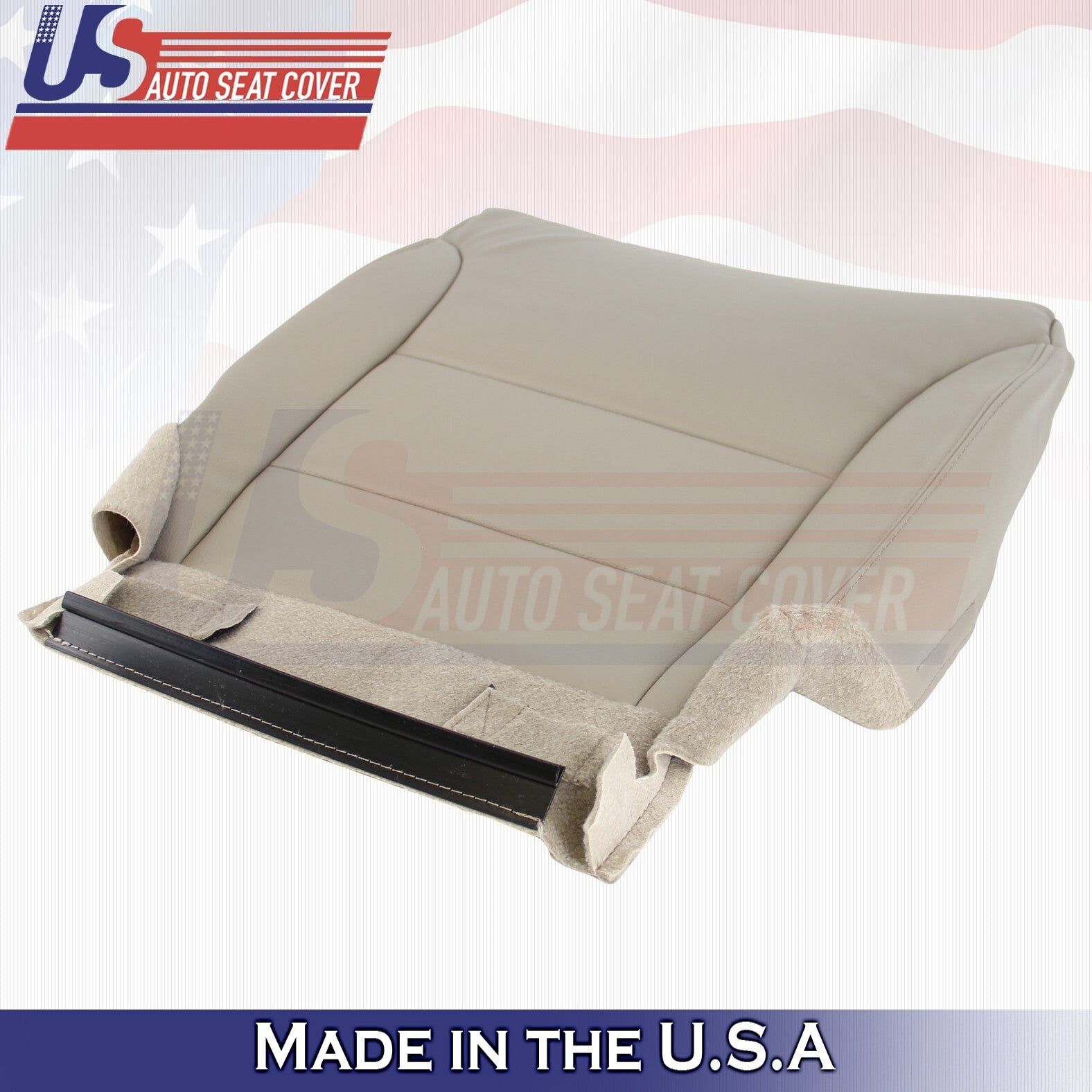 2012 2013 2014 2015 2016 FITS Honda CR-V DRIVER Bottom Leather Seat Cover Tan