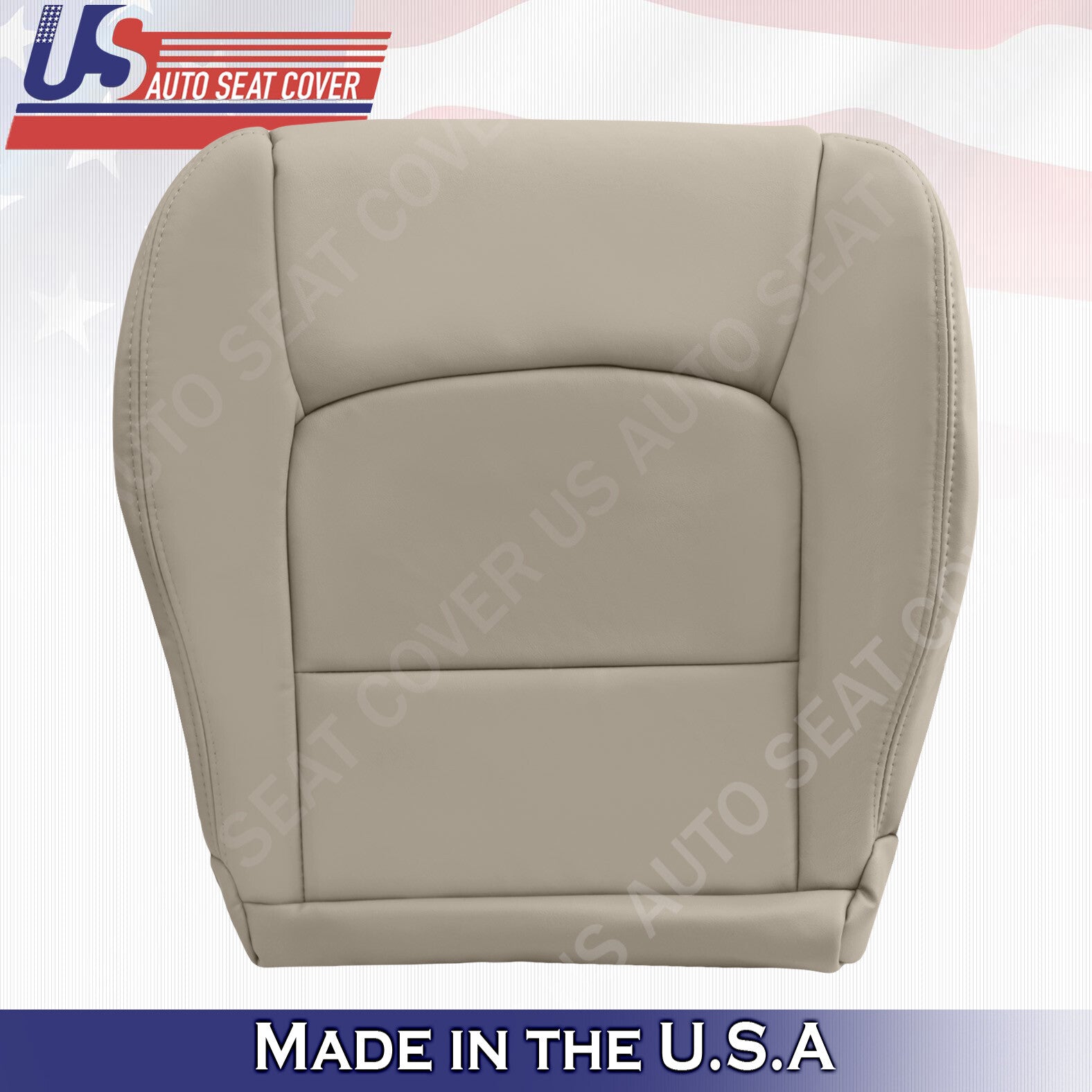 For Lexus 1998-2007 LX470 Safari Roof Rack -Driver Bottom Leather Seat Cover Tan