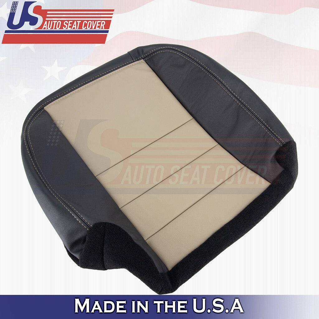 Rear Driver & Passenger Tops & Bottoms Cover Black/Tan Fits 2005 Ford Excursion