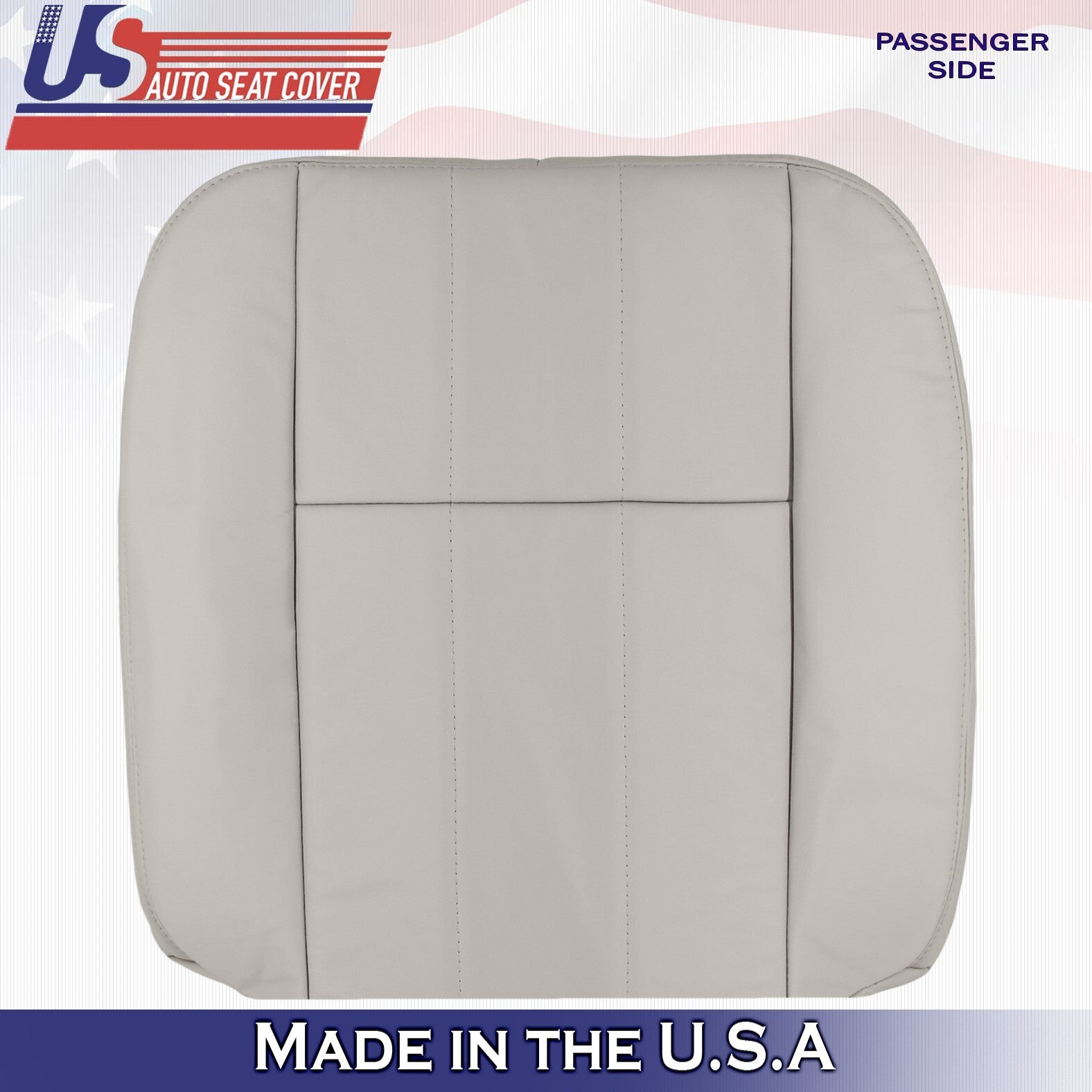2011 For Mercury Grand Marquis Driver & Passenger Top Leather Seat Covers Gray