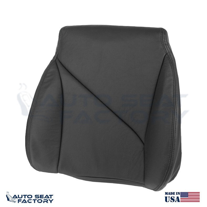 Fits 1994 - 1996 Chevy Corvette PASSENGER Side Bottom Black Leather Seat Cover