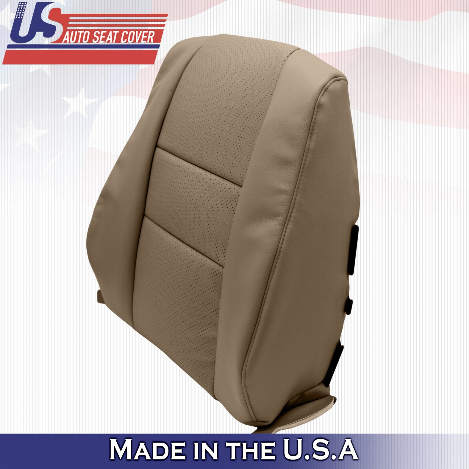 For 2005 2006 2007 2008 Acura RL Passenger Lean Back Leather Seat Cover Tan