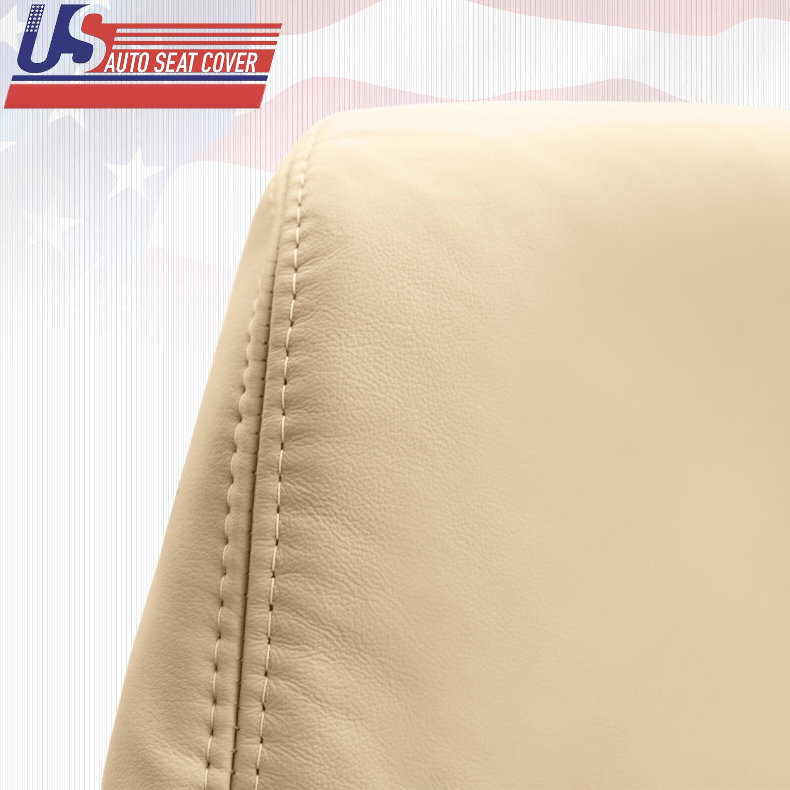 Front "Passenger upper" Leather Cover Color Tan Fits 2002-2006 Lexus ES300 ES330
