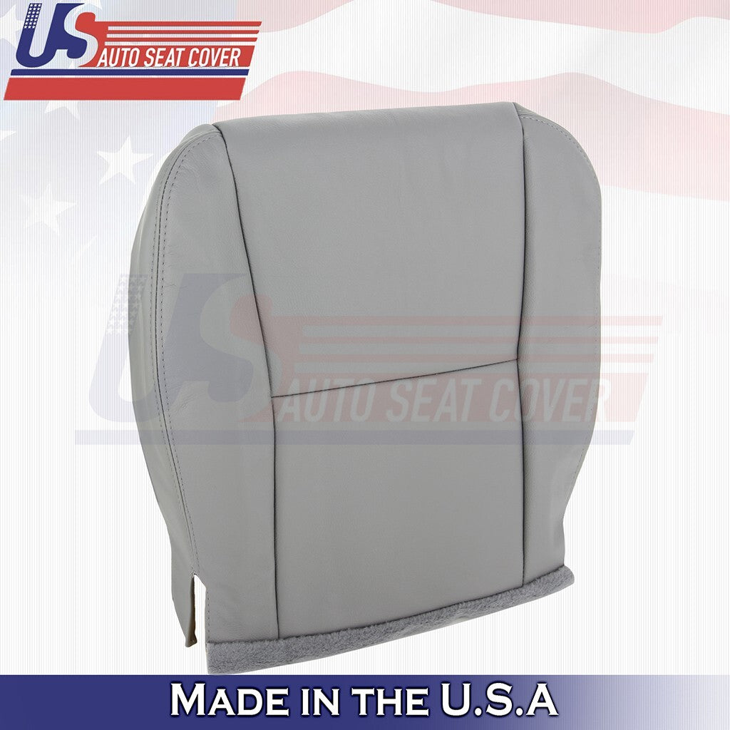 2002-2006 Fits Toyota Camry Passenger Bottom Leather Seat Cover Gray