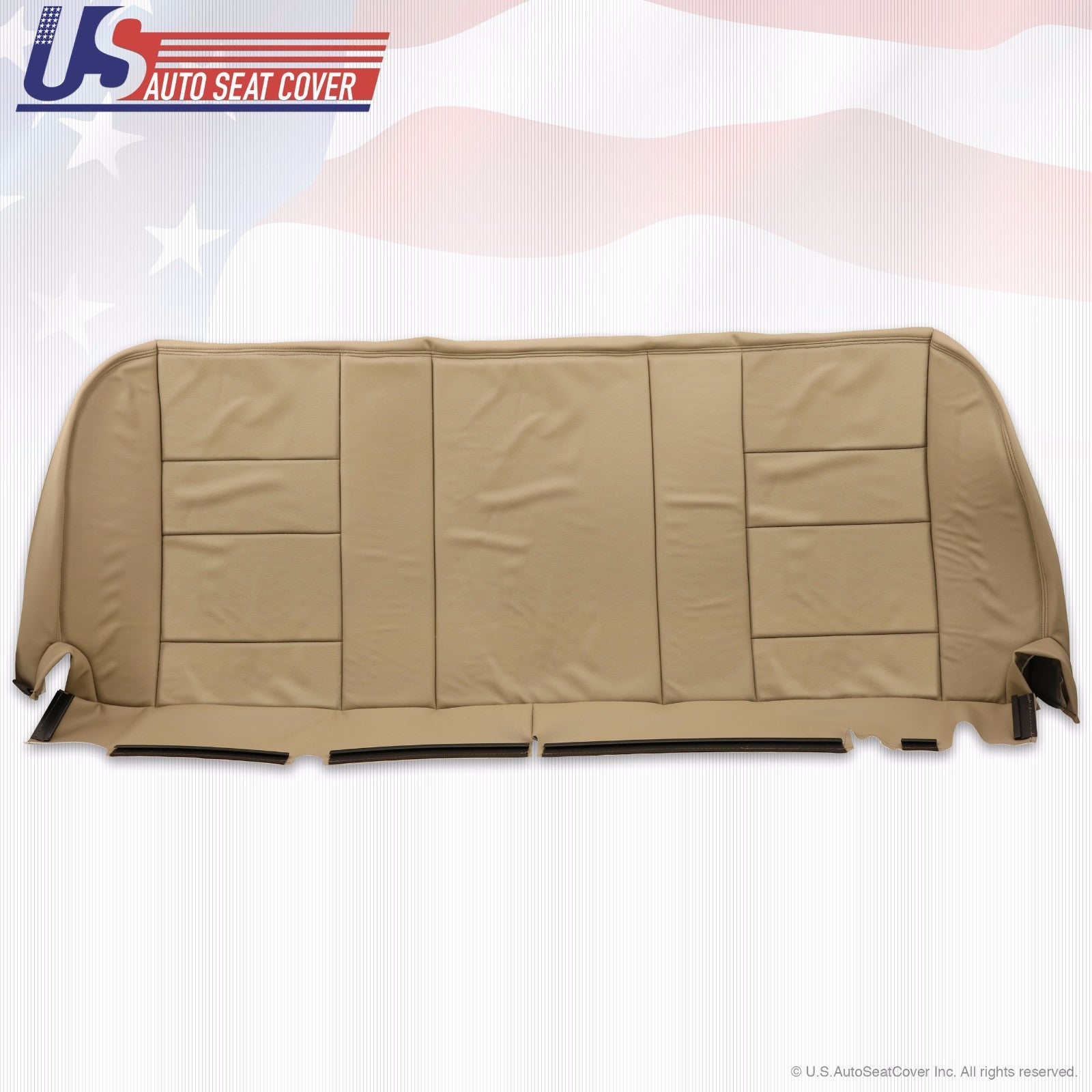 2002 2003 Ford F250 F350 Lariat Rear Bench Bottom Replacement Leather Cover Tan