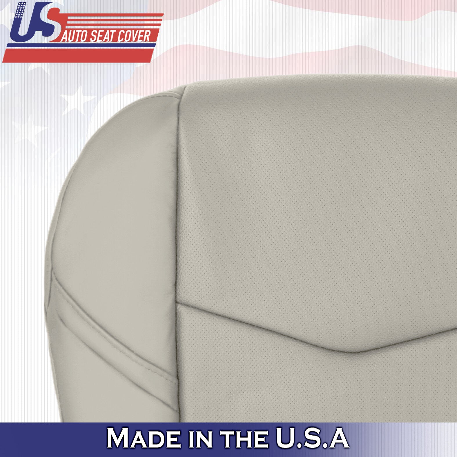 2015 to 2020 For Cadillac Escalade Driver & Passenger Bottom Leather Covers Tan