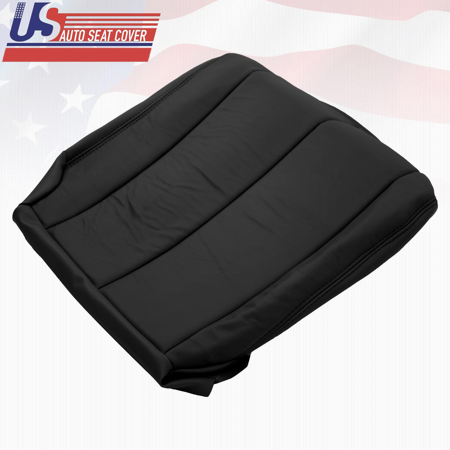2003 - 2007 Driver & Passenger Bottom Leather Seat Cover Black For Nissan Murano