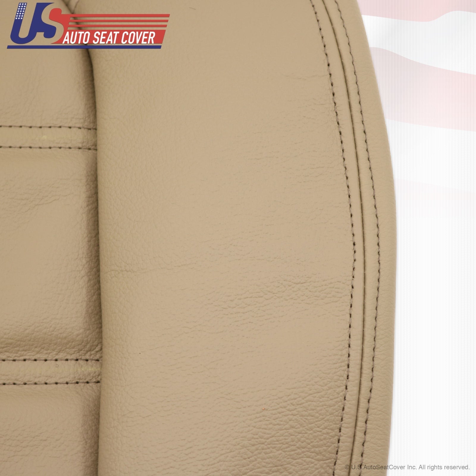 2002 to 2005 Ford Explorer Driver Bottom Leather Seat Cover Tan