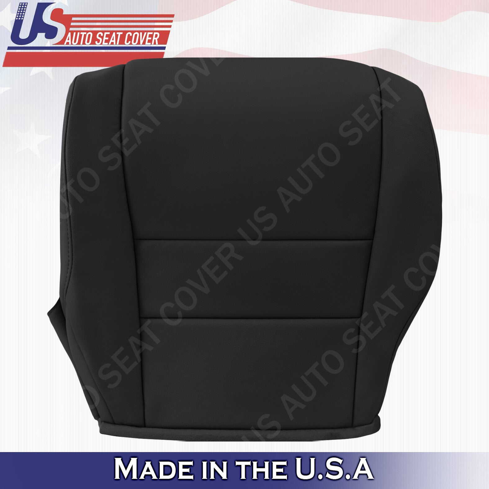 Fits 2007 2008 2009 2010 2011 Honda CR-V DRIVER Bottom Leather Seat Cover Black