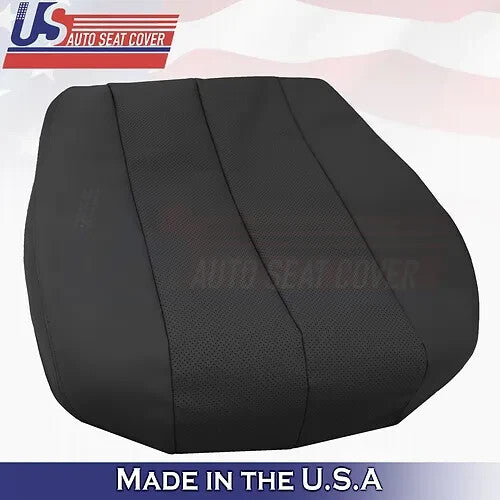 1990-1995 Fits Mercedes Benz SL320 Passenger Bottom Leather Seat Cover Black