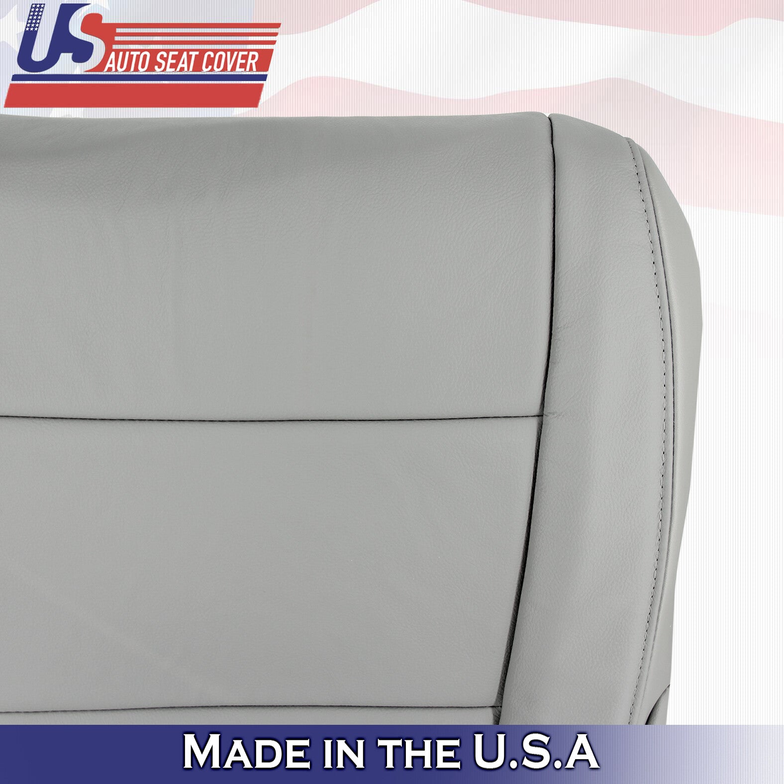 2012 2013 For Honda Pilot Passenger Bottom Synthetic Leather Seat Cover Gray