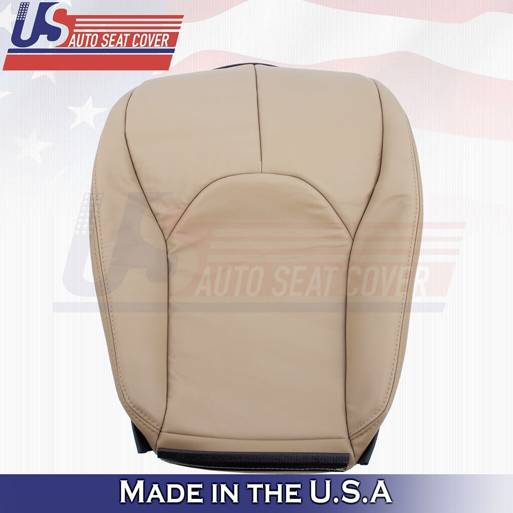 1996 to 2002 For Mercedes Benz SL500 SL600 Driver Bottom Leather Seat Cover Tan