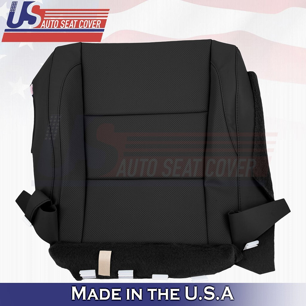 2014 to 2019 For Toyota Highlander Driver Bottom Vinyl w/Perforated Cover Black