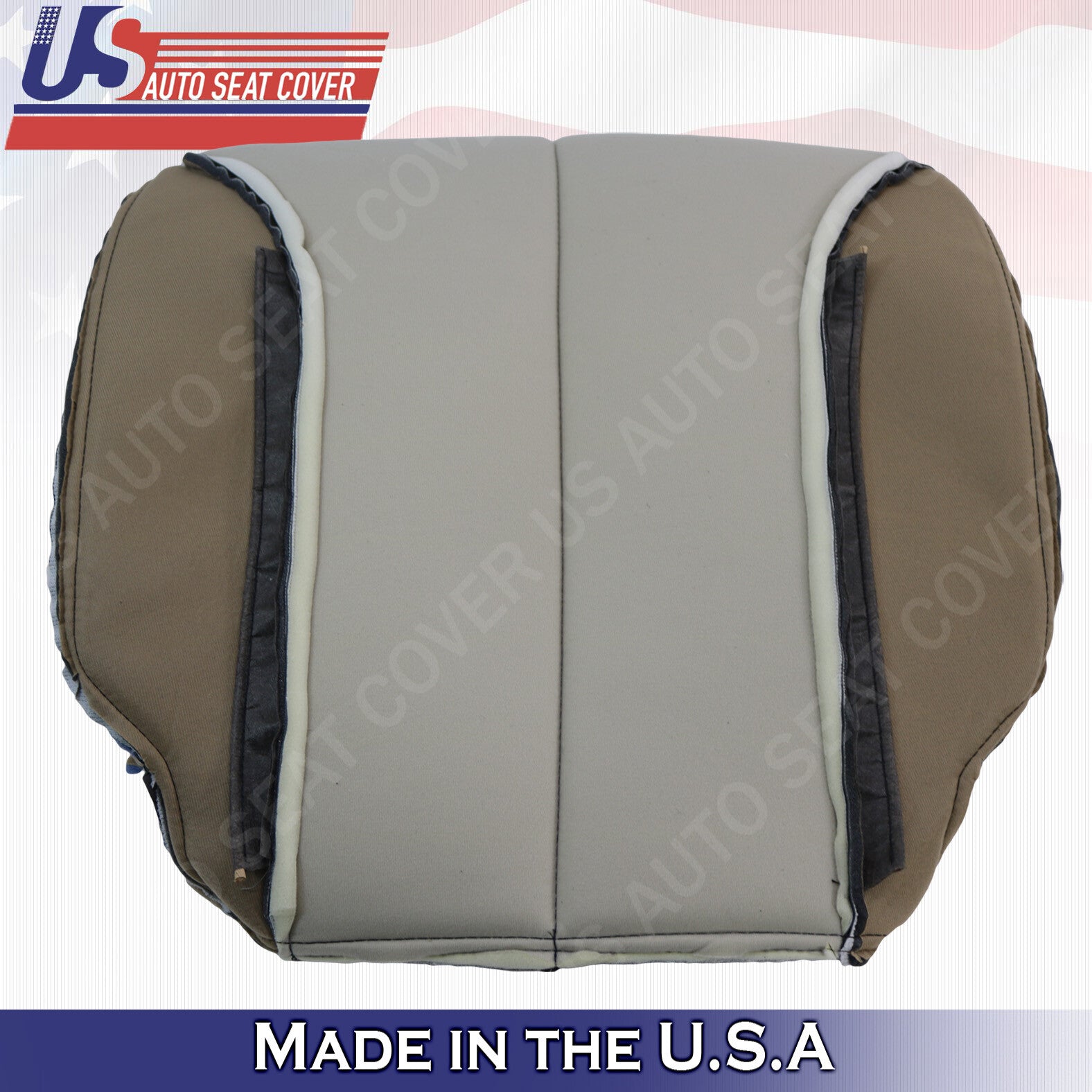 2002-2007 international air ride driver bottom vinyl seat cover in gray