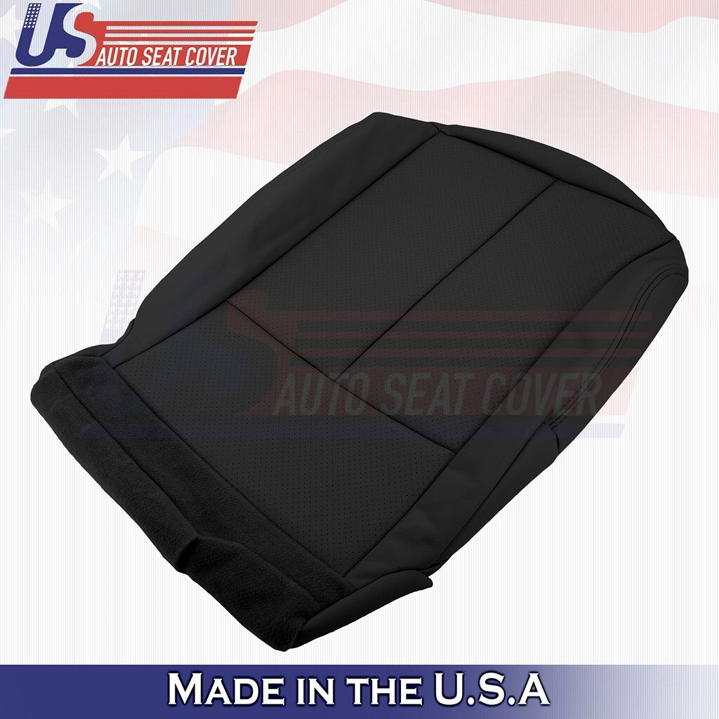 2015 to 2023 Fits Nissan Murano Driver Side Bottom Leather Seat Cover Black