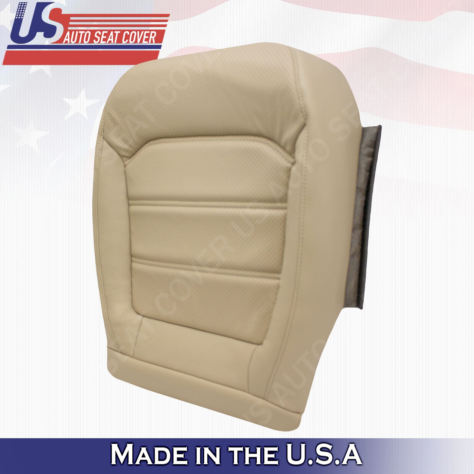 2012 -2020 Fits For Volkswagen Passat Front Driver Bottom Leather Seat Cover Tan