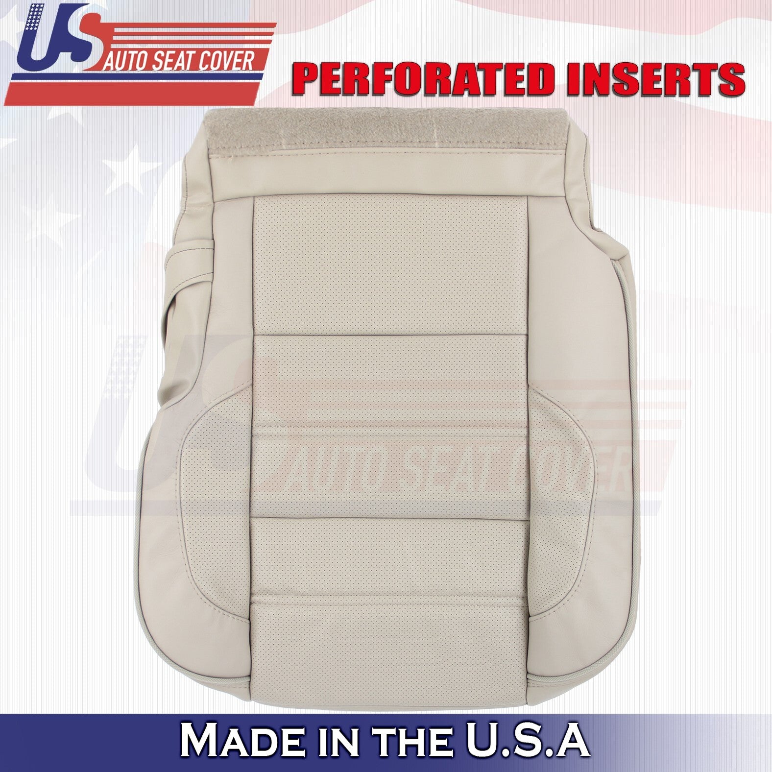 2019 For GMC Yukon Denali Rear Driver & Passenger Bottom Leather Cover SHALE Tan