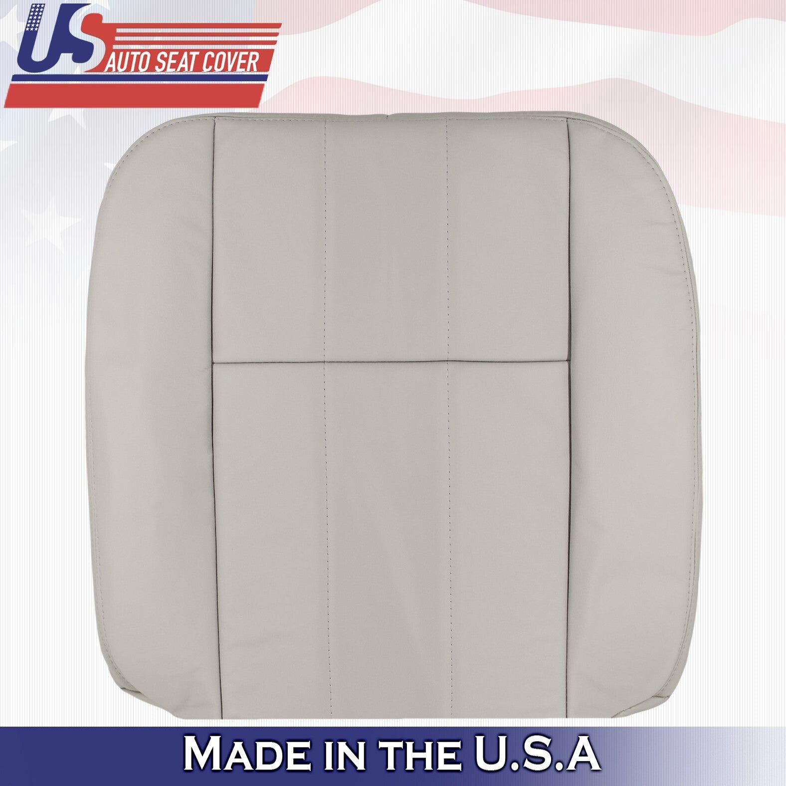 2011 For Mercury Grand Marquis Driver & Passenger Top Leather Seat Covers Gray