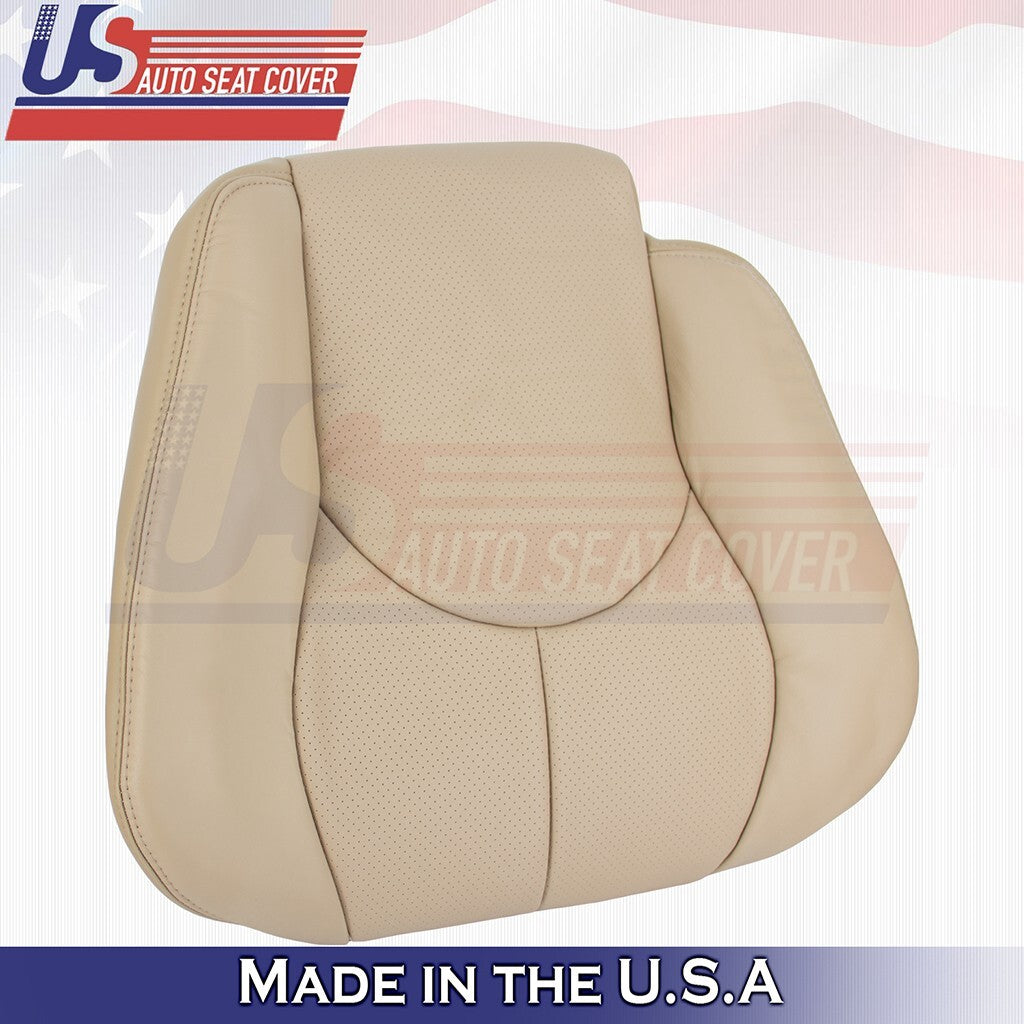 1996 to 2002 For Mercedes Benz SL500 Driver Bottom & Top Perf Leather Cover Tan