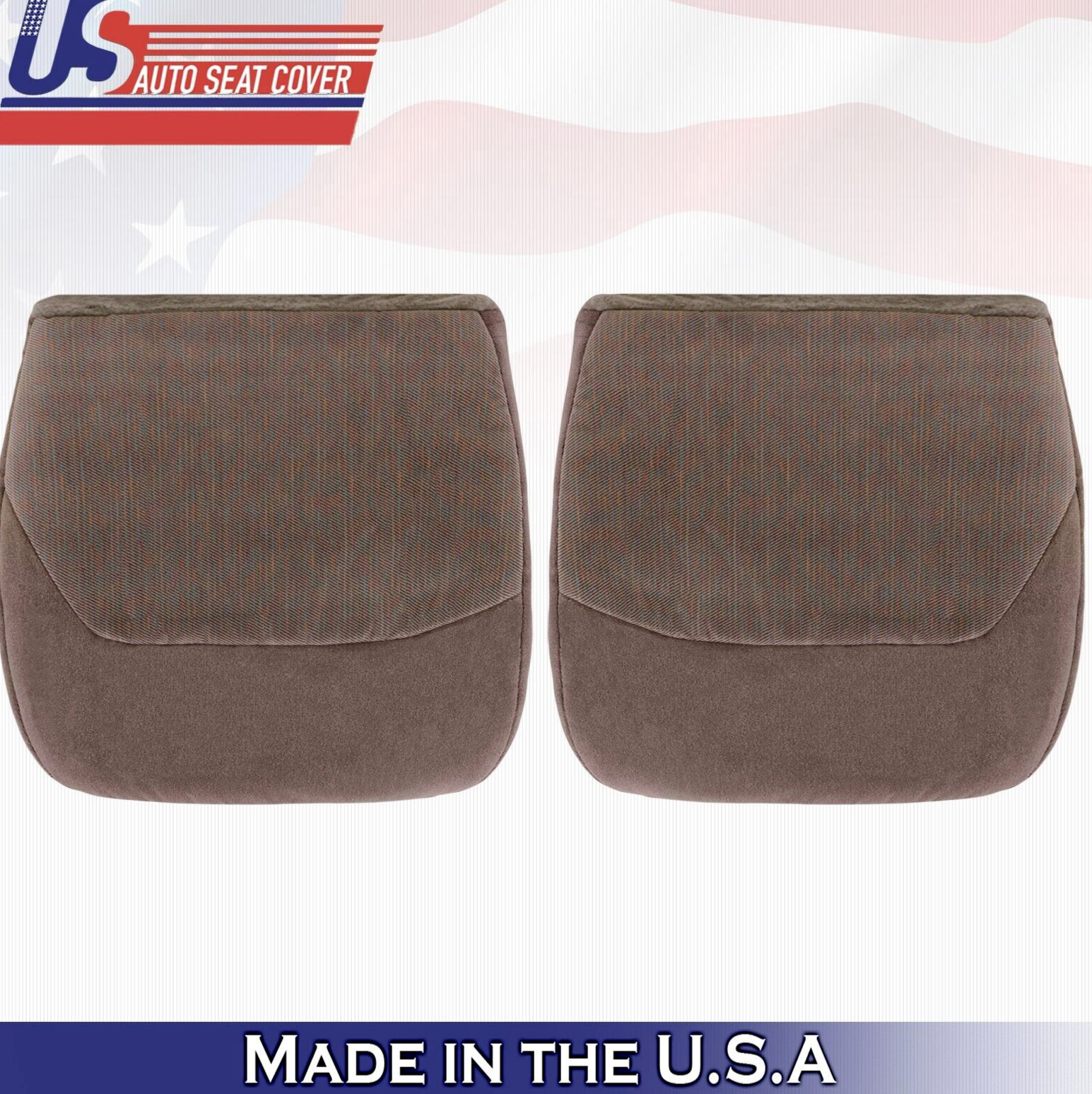 1997 For Ford F150 F250 F350 F450 XLT Driver & Passenger Bottom Cloth Covers Tan