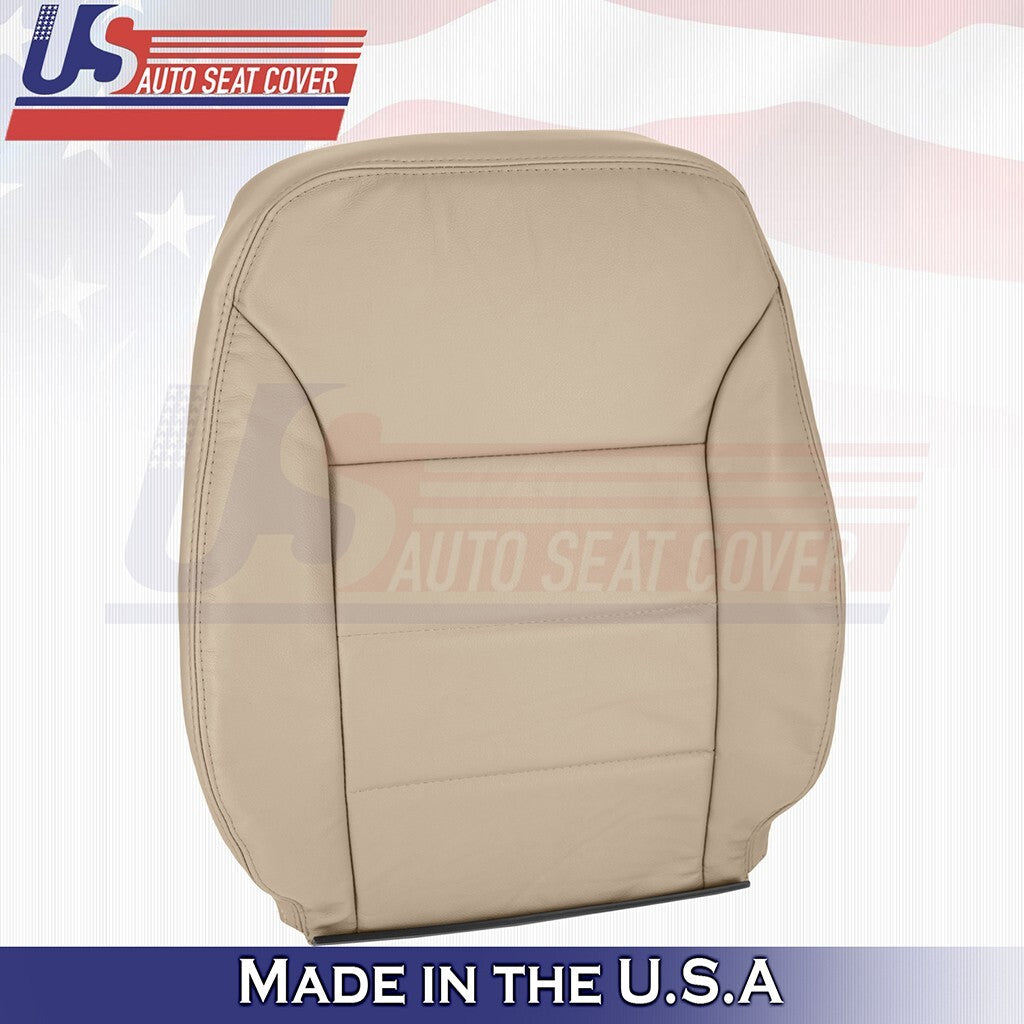 1999 to 2004 Fits Volkswagen Jetta Driver Top Leather Seat Cover Tan Beige