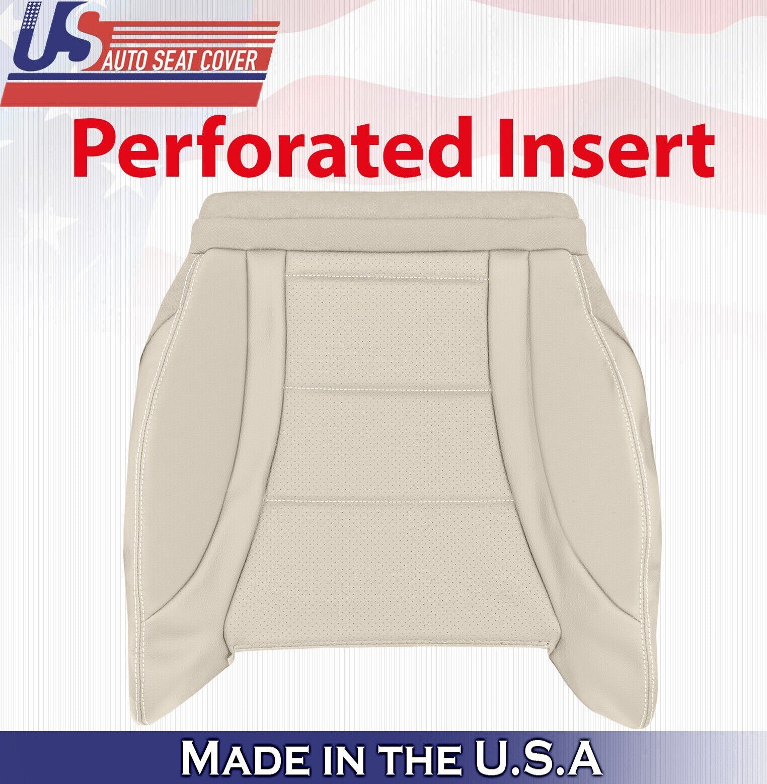 2018 2019 For Mercedes Benz GLC Class Driver Side Bottom Leather Seat Cover Tan