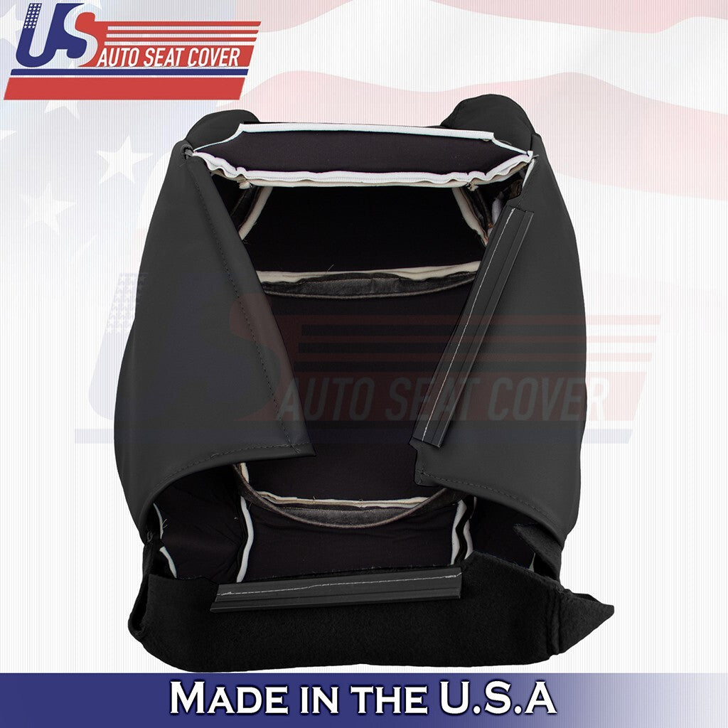 2001 to 2003 For Acura CL TypeS Driver Top&Bottom Leather Vinyl Perf Cover Black