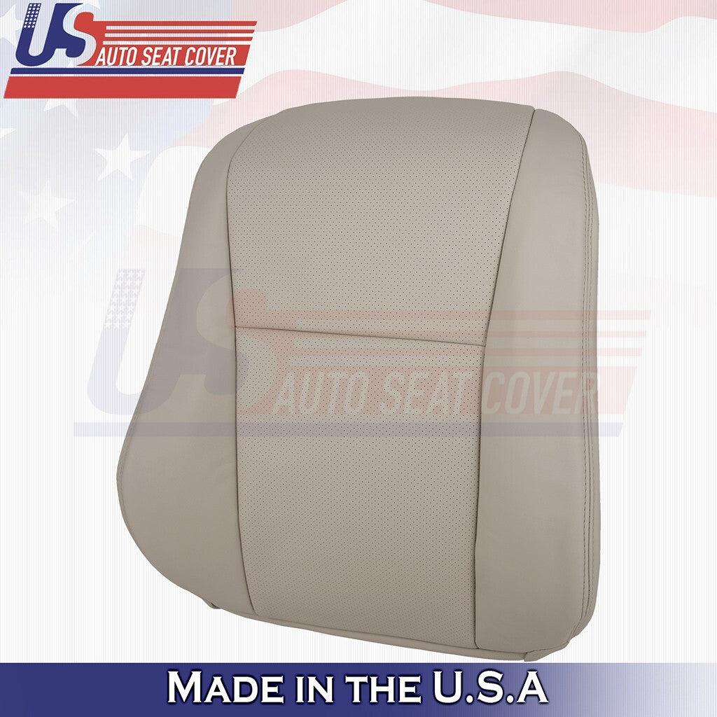 2007 to 2012 For Lexus LS460 Driver Bottom-Top Perf Leather Cover Cashmere Tan