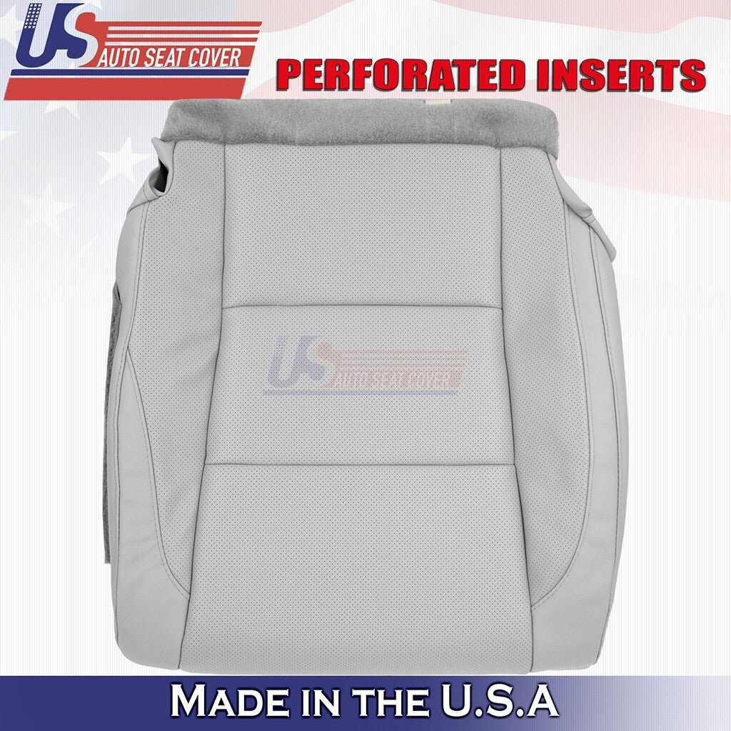 2014 to 2019 For Toyota Highlander Driver Bottom Leather w/Perf Cover Ash Gray