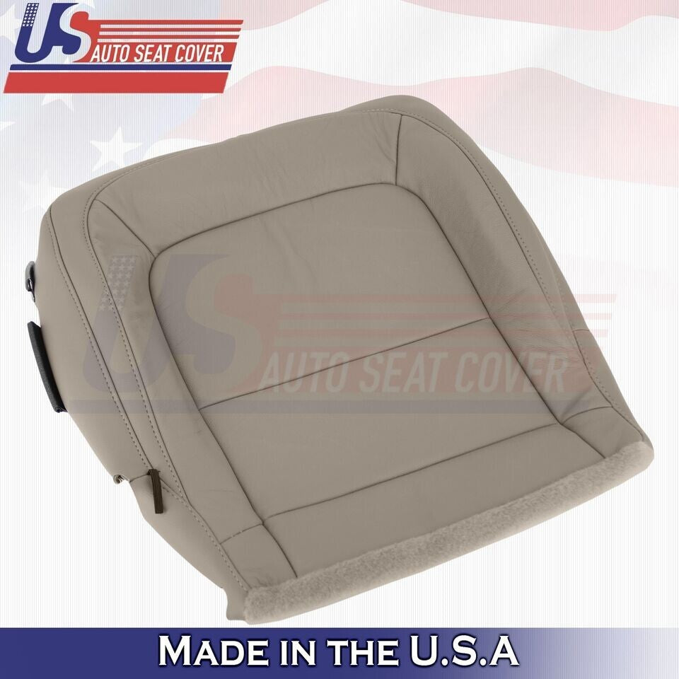 2015 to 2022 Fits GMC Canyon SLT Passenger Top &Bottom Leather Seat Cover Tan