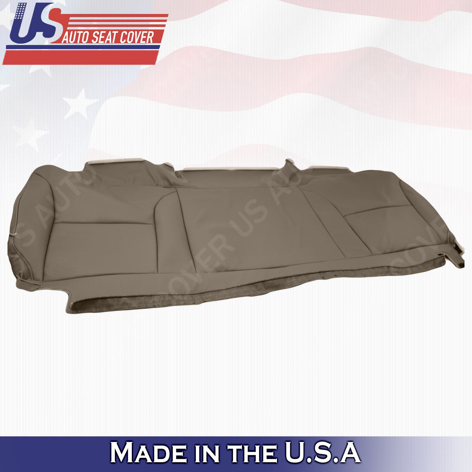 For 2001 International 4900 Bench Seat Cover Replacement in Tan
