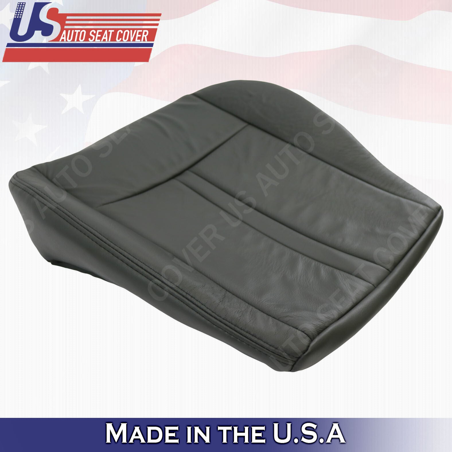 Passenger Bottom Leather Seat Cover BLACK 2005 2006 2007 For Jeep Grand Cherokee