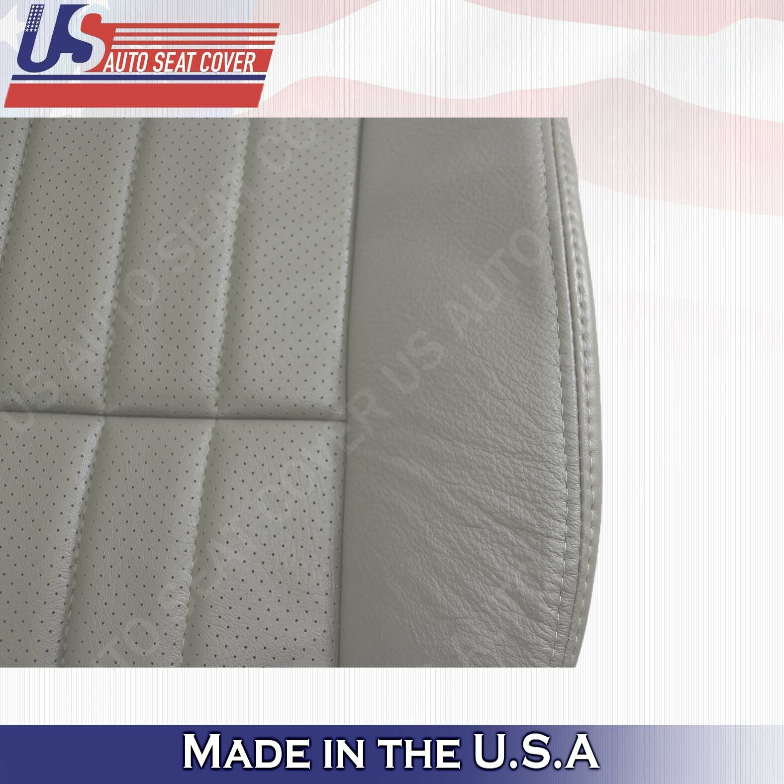 1994-1996 For Chevy Impala Driver Bottom Synthetic Leather Perforated Cover Gray