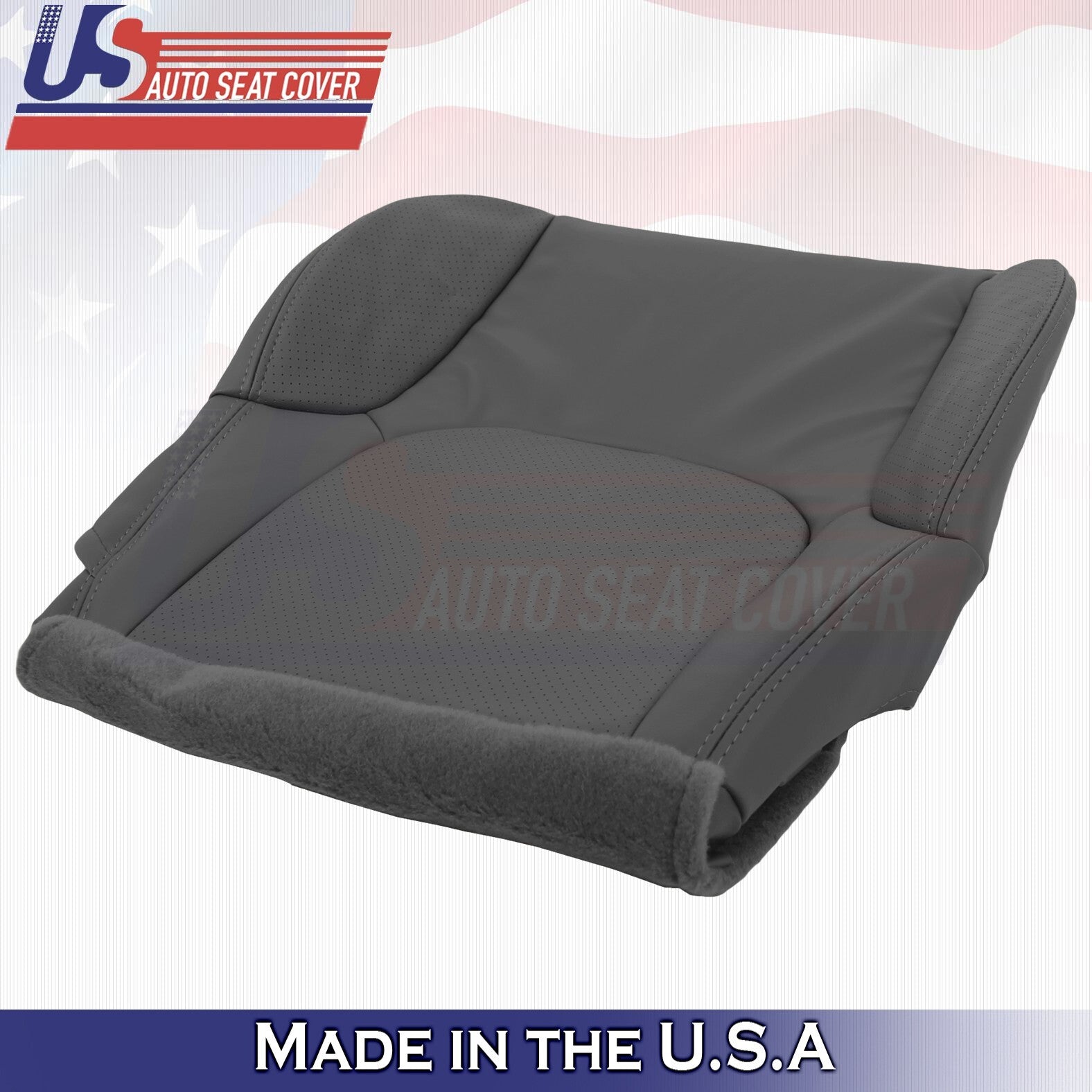2005 to 2021 For Nissan Frontier Driver Top & Bottom Leather Seat Covers Black
