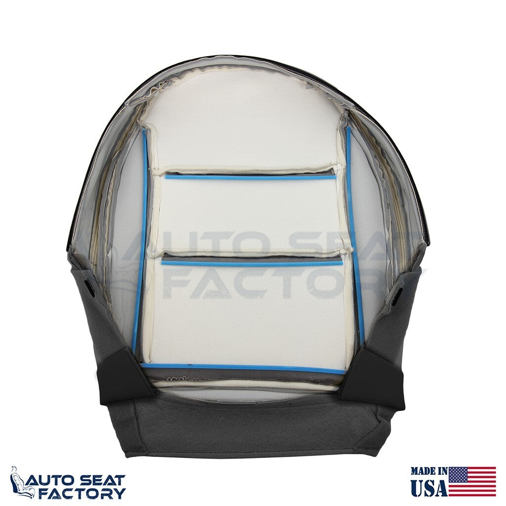 Fits 2014 2015 Mercedes Benz CLA PASSENGER Bottom Black Vinyl Seat Cover