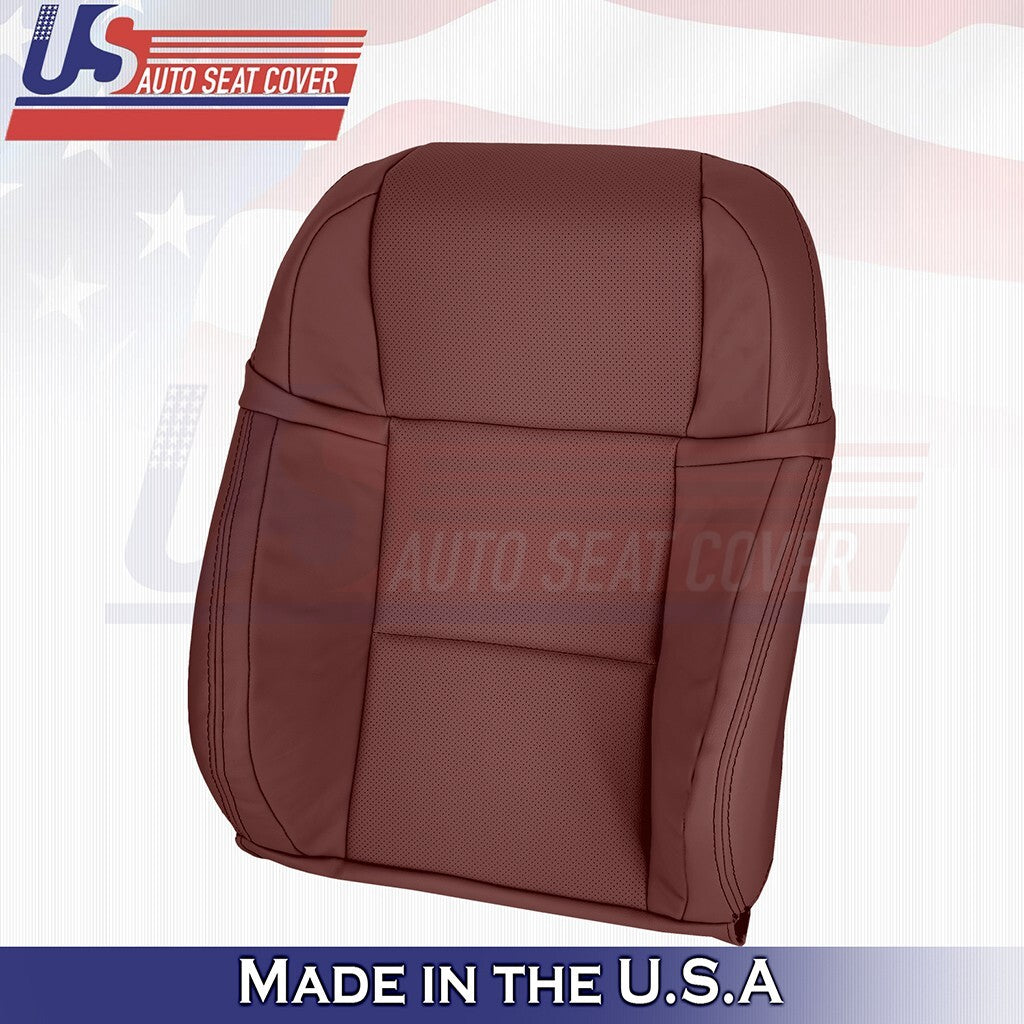 2013 to 2016 For Lexus GS350 F-Sport Driver &Passenger Top Leather Cover Red