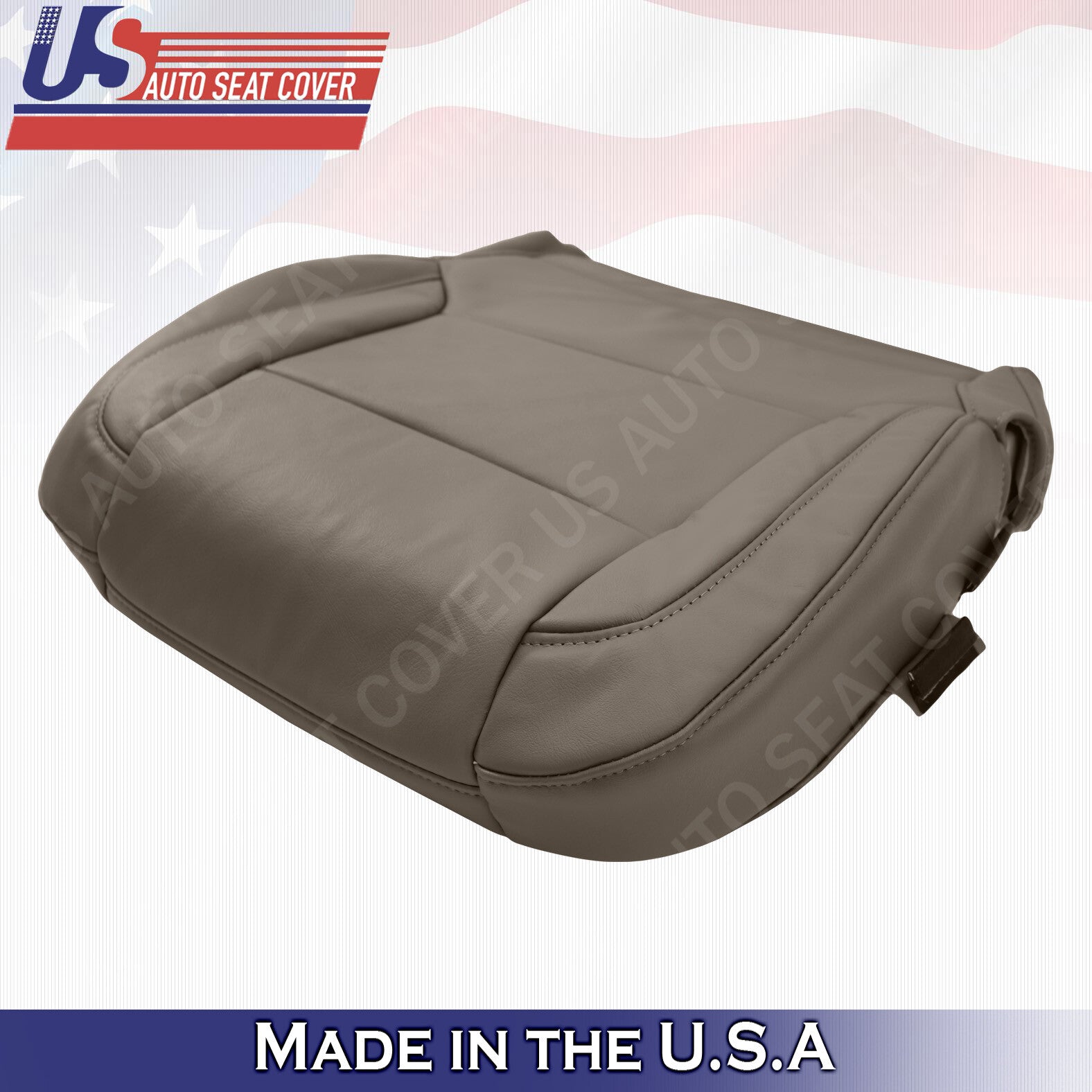 Driver Bottom Leather Seat Cover 2015 -2018 Chevy/GMC Tahoe, Suburban, Yukon TAN