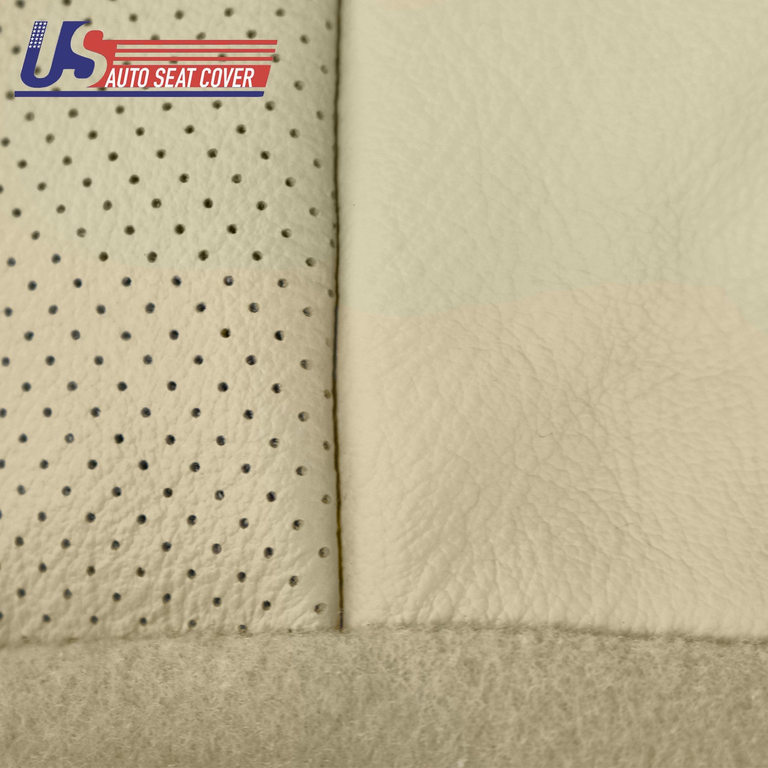 Fit 2008 - 2015 Lexus Lx570 Driver Bottom Perforated Replacement Seat Cover Tan