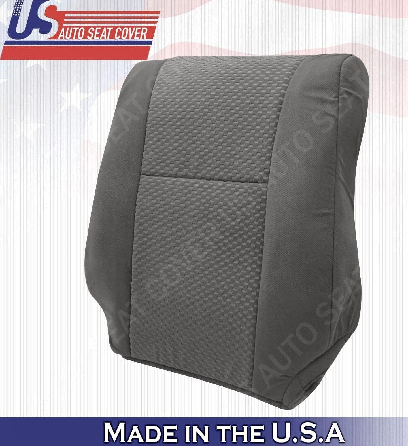 2010 2011 2012 For Toyota Tundra Grade SR5 Passenger Top Cloth Seat Cover Gray