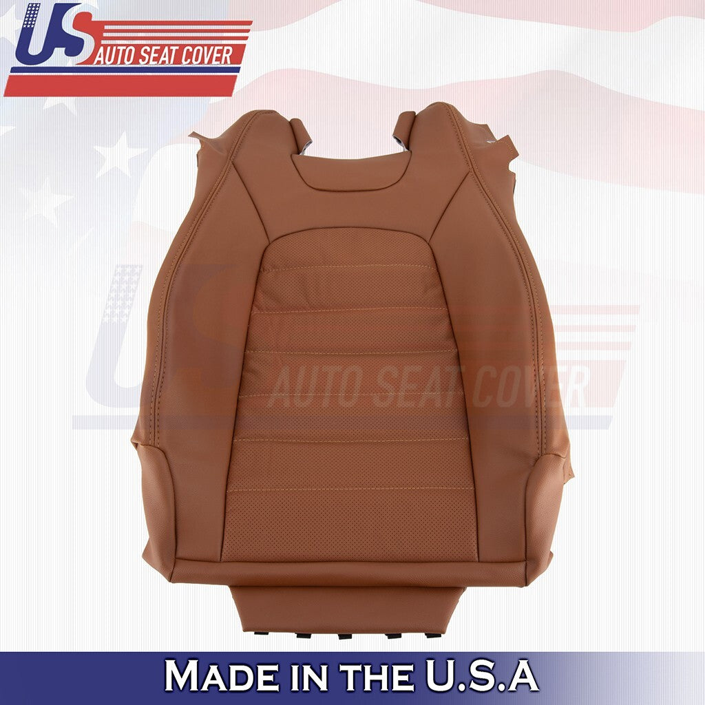 2015 to 2021 For Mercedes Benz C350 Passenger Bottom &Top Vinyl Seat Cover Brown