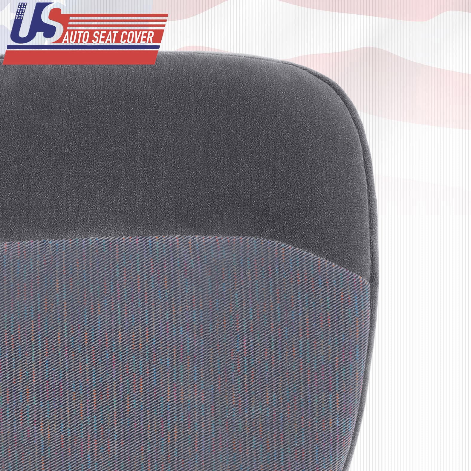 1994 95 1996 1997 Ford F150 F250 XLT Driver Bottom Cloth Seat Cover Opal Gray R6