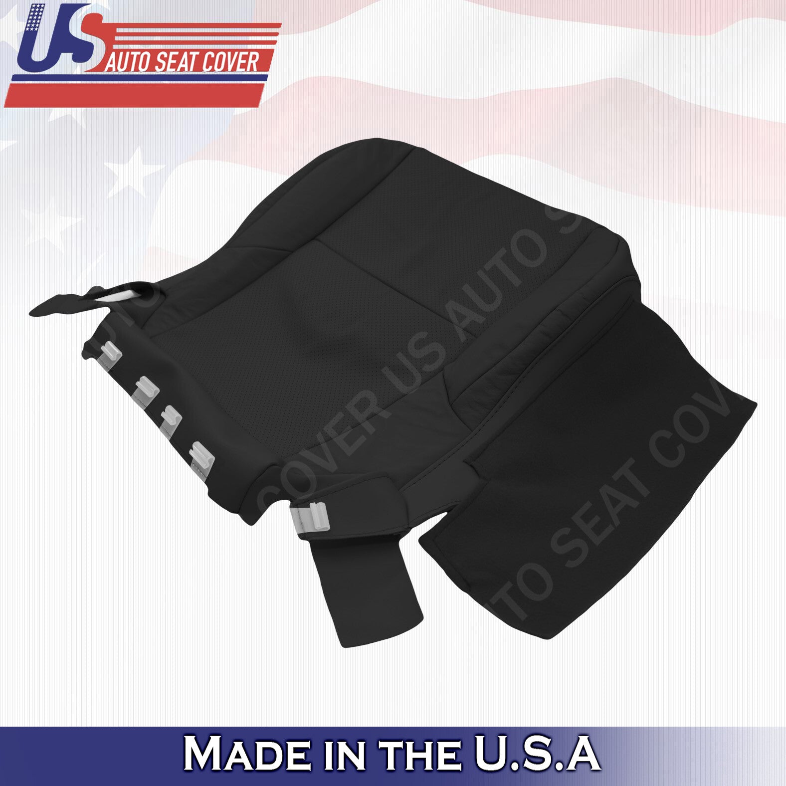 For 2010 - 2017 Lexus GX460 DRIVER Bottom Perforated Leather Replacement 'BLACK'