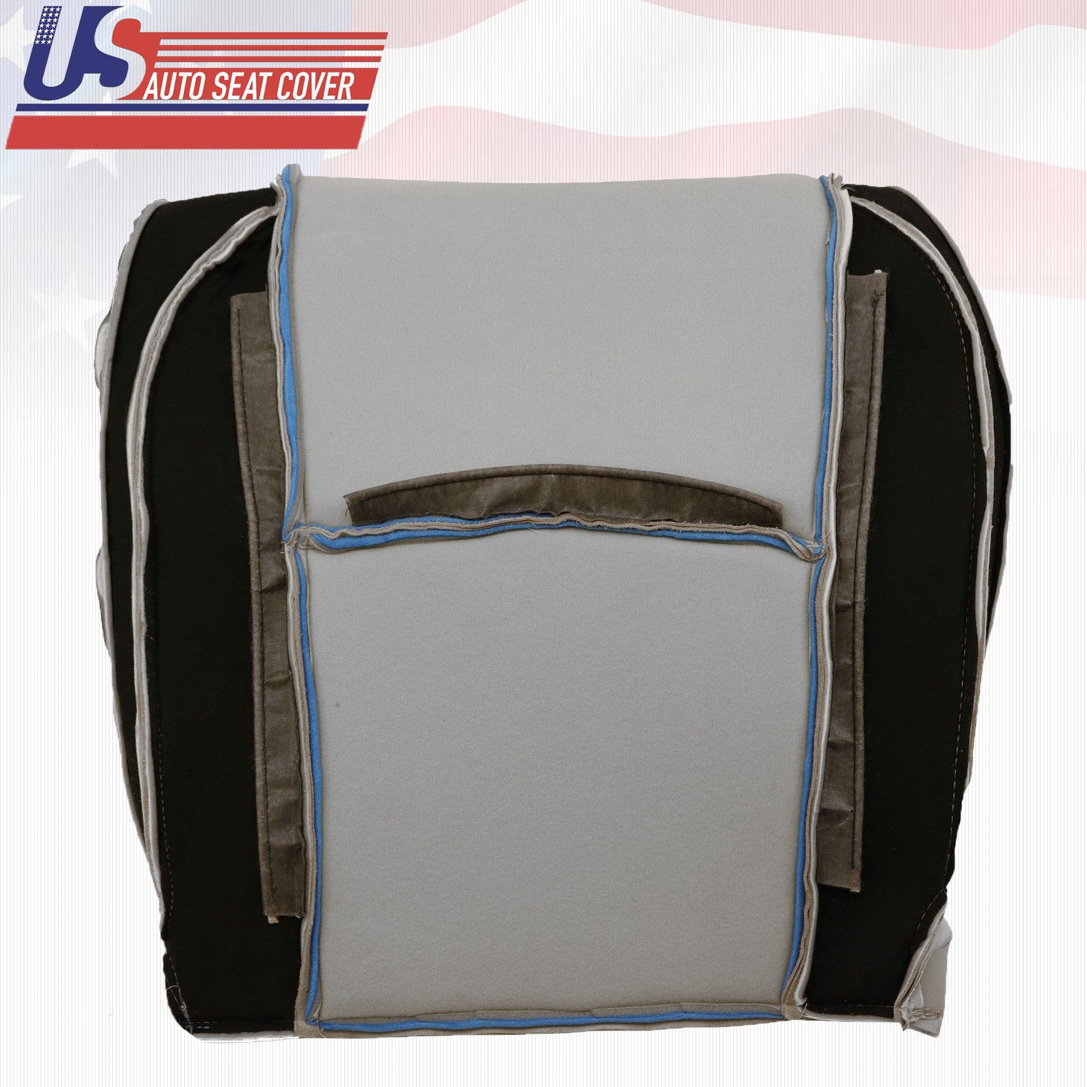 Fits 2004 2005 Lexus RX330 Passenger Bottom Replacement Leather Seat Cover Gray