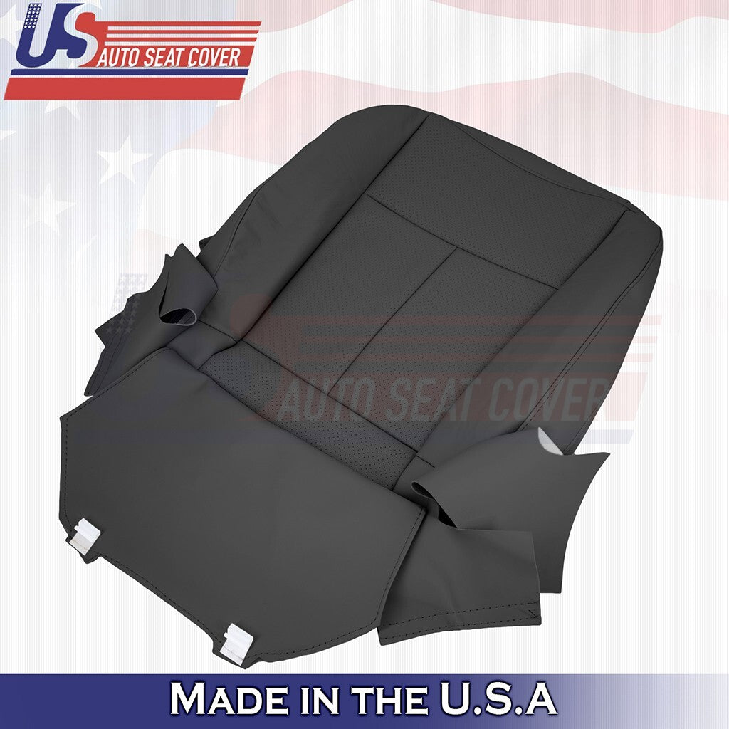 2005 to 2008 Fits Infinity FX35 Driver &Passenger Bottoms Leather Cover Black