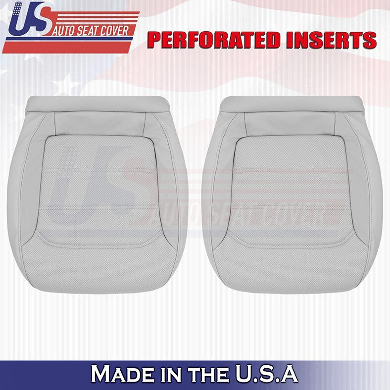 2012 to 2020 For Volkswagen Passat Driver & Passenger Bottom Leather Covers Gray