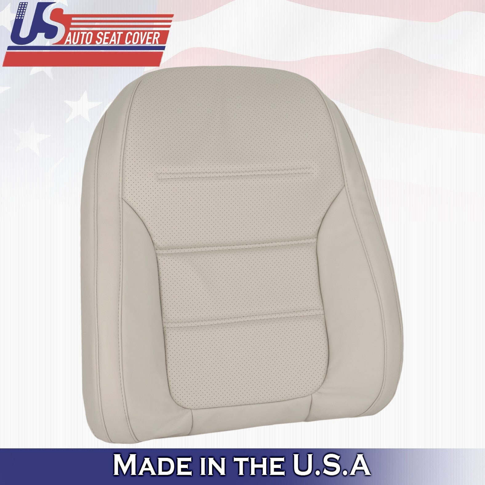 2011 -2017 Fits Volkswagen Jetta Front Set Bottoms &Tops Leather Seat Cover Tan